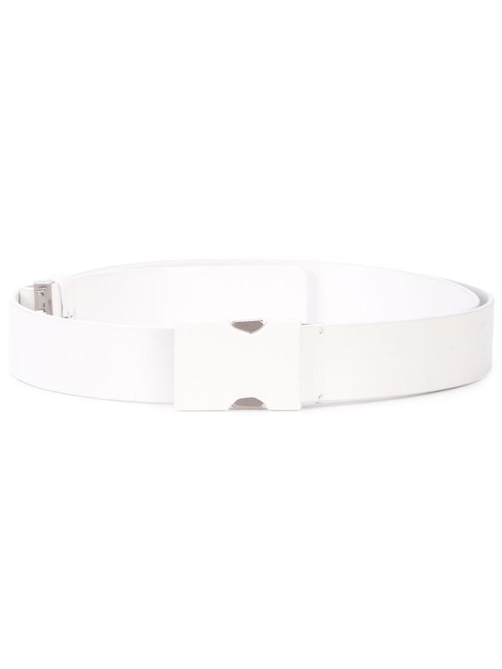 Maison Margiela Safety Buckle Belt - White