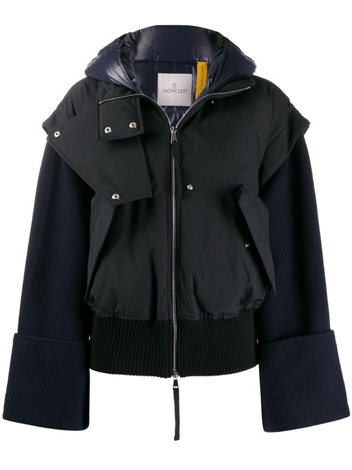 Moncler Elorn Layered-effect Jacket - Blue