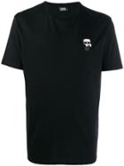 Karl Lagerfeld Ikonik Chest Patch T-shirt - Black