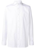 Borrelli Plain Button Shirt - White