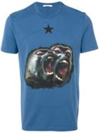 Givenchy - Monkey Brothers Printed T-shirt - Men - Cotton - L, Blue, Cotton
