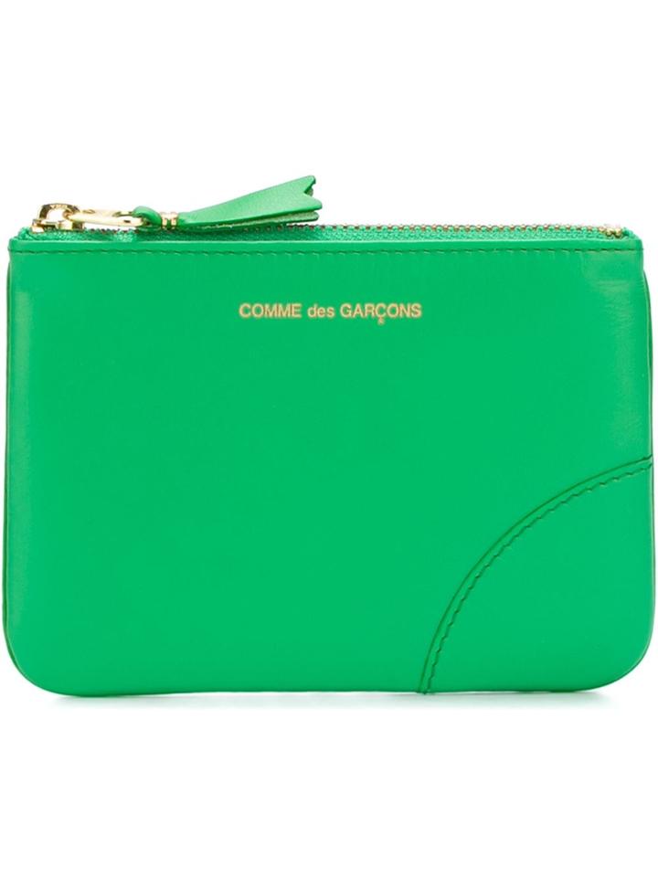Comme Des Garçons Wallet Zipped Coin Purse - Green