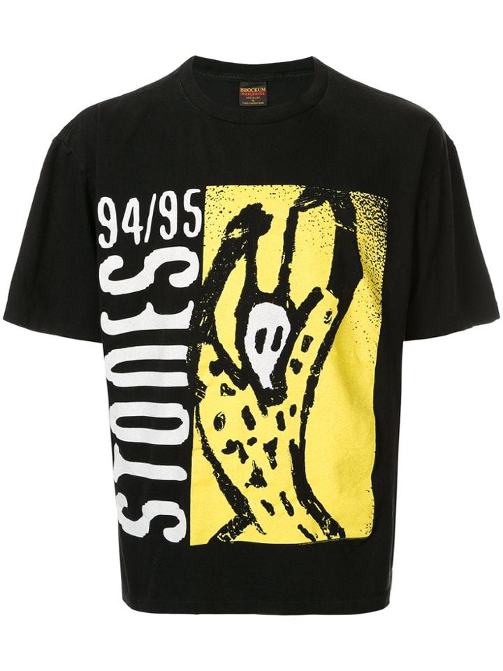 Fake Alpha Vintage Rolling Stones World Tour T-shirt - Black