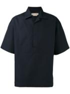 Marni - Short Sleeve Shirt - Men - Cotton - 48, Blue, Cotton
