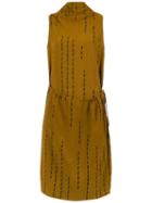 Uma Raquel Davidowicz Modern Micro-pleated Dress - Orange