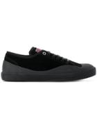 Lanvin Corduroy Lace-up Sneakers - Black