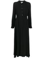 Semicouture Long Button-up Dress - Black