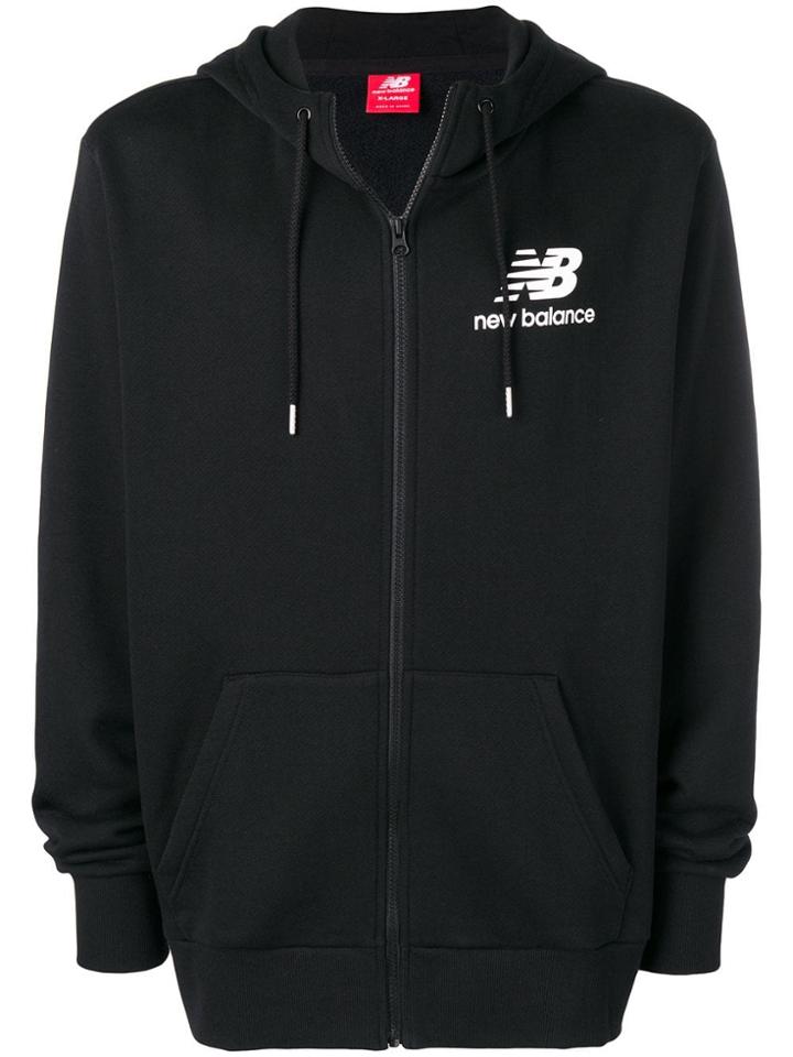 New Balance Logo Print Hoodie - Black