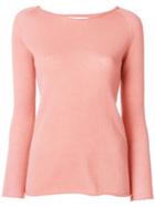 Lamberto Losani Slim-fit Sweater - Pink & Purple