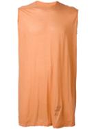 Rick Owens Drkshdw Loose Fit Tank Top, Men's, Yellow/orange, Cotton