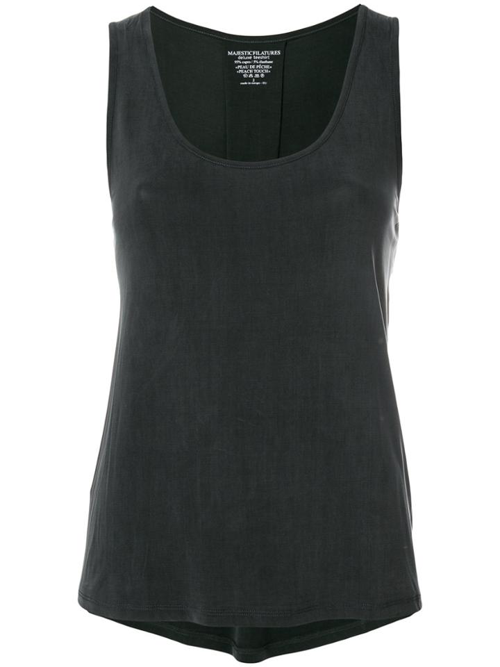 Majestic Filatures U-neck Tank Top - Grey