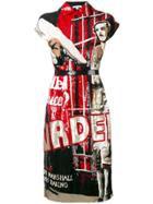 Olympia Le-tan Abstract Print Dress - Black