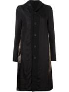 Rundholz 'masters' Printed Reversible Coat, Women's, Size: Small, Black, Acetate/cupro/virgin Wool/viscose