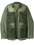Oamc Oversized Military Jacket - Green