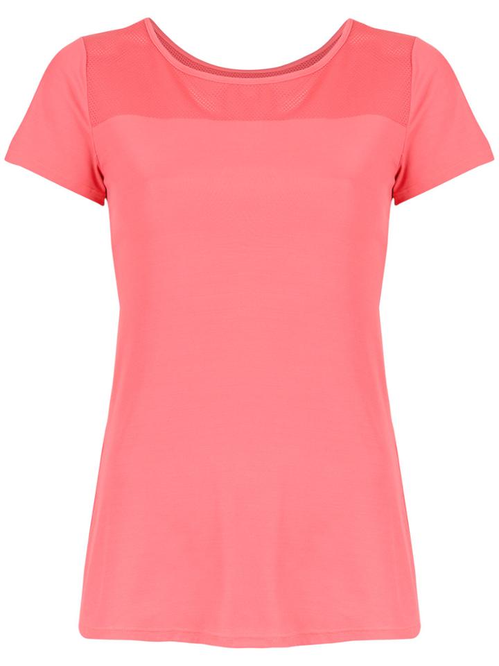 Track & Field Black Cut Out T-shirt - Pink & Purple