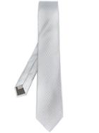 Canali Patterned Pointed-tip Tie - Grey