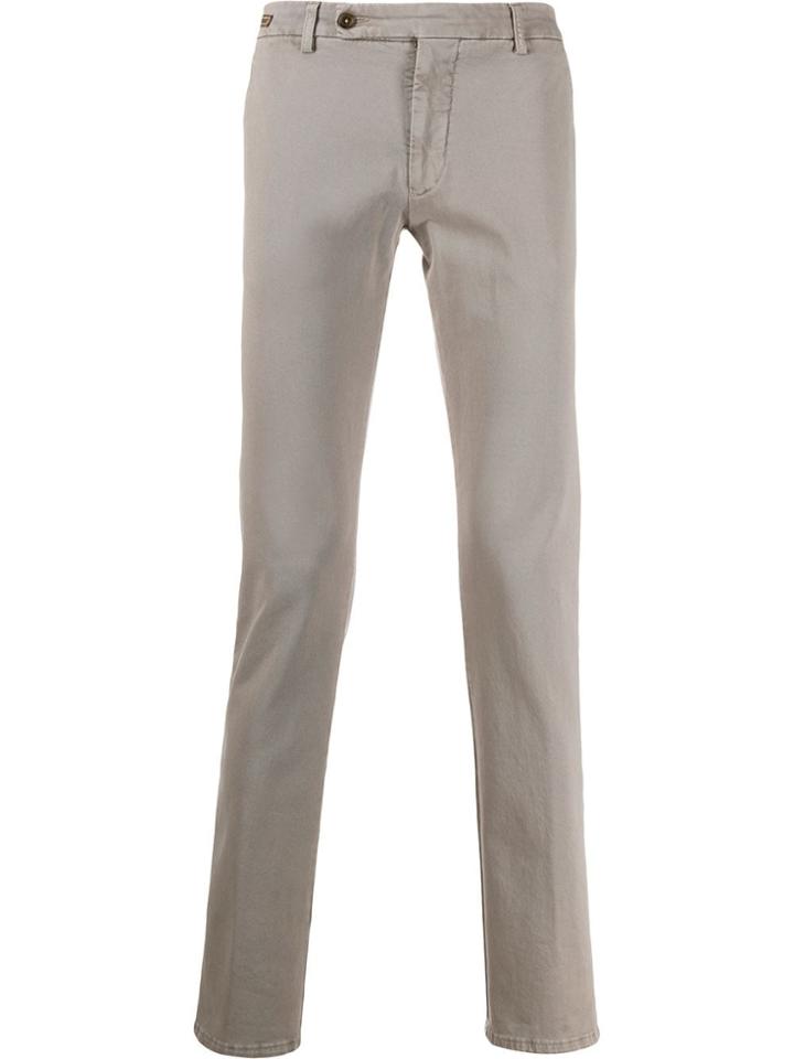 Berwich Slim-fit Chinos - Grey