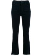 Mother The Insider Cropped Trousers - Blue