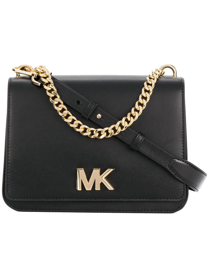 Michael Michael Kors Logo Plaque Cross-body Bag - Black