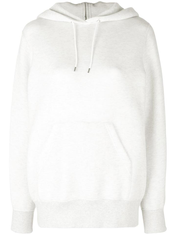Sacai Hoodie With Rear Zip - Nude & Neutrals