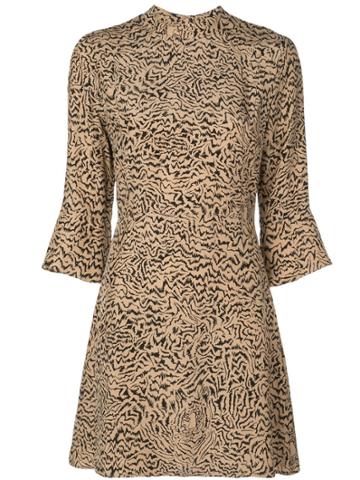 Hvn Ashley Mini Dress - Brown