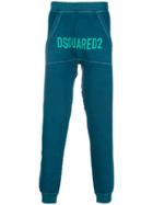 Dsquared2 Logo Print Sweatpants - Blue