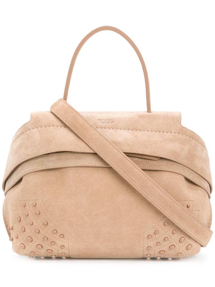 Tod's Wave Small Tote - Nude & Neutrals