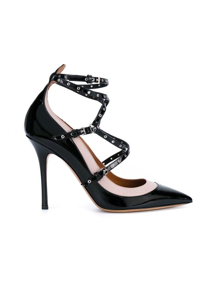Valentino Garavani Love Latch Patent Leather Heeled Pumps