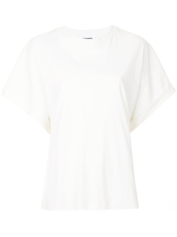 Jil Sander Wide Sleeves T-shirt - White