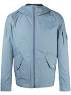 Ps By Paul Smith Flap Pocket Hooded Jacket, Men's, Size: Medium, Blue, Polyamide/polyester
