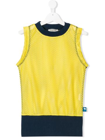 Goganga Teen Mesh Vest Top - Yellow & Orange