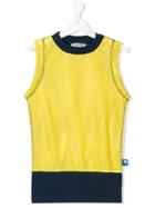 Goganga Teen Mesh Vest Top - Yellow & Orange