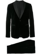Emporio Armani Velvet Tuxedo Two-piece Suit - Black