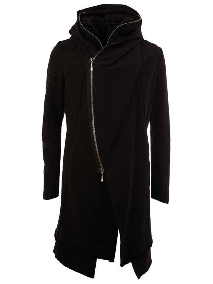 Masnada Off-centre Zip Layered Coat
