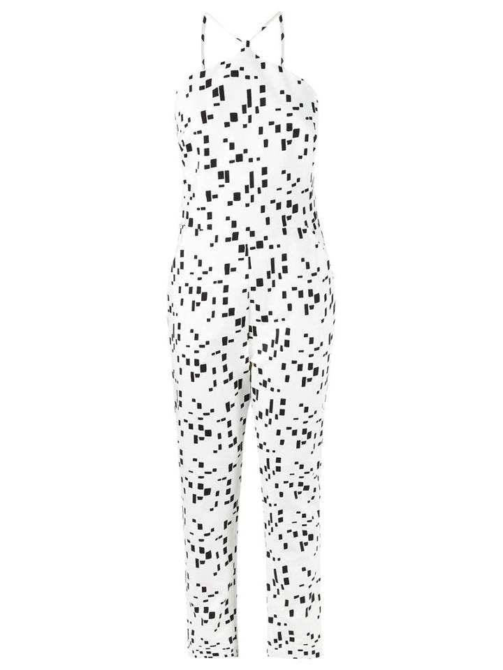 Andrea Marques Jumpsuit, Women's, Size: 40, White, Cotton/spandex/elastane