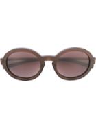 Jil Sander Round Frame Sunglasses