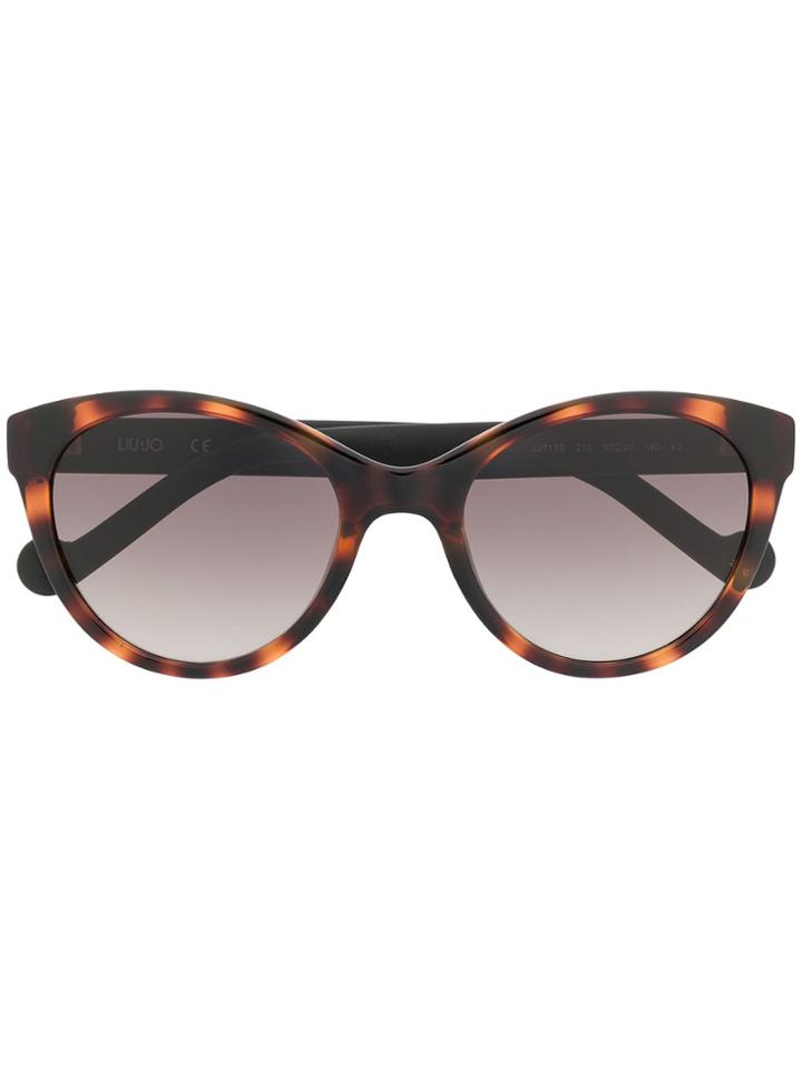 Liu Jo Oversized Tortoise Sunglasses - Brown
