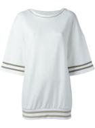 Eleventy Half Sleeve Knit Blouse