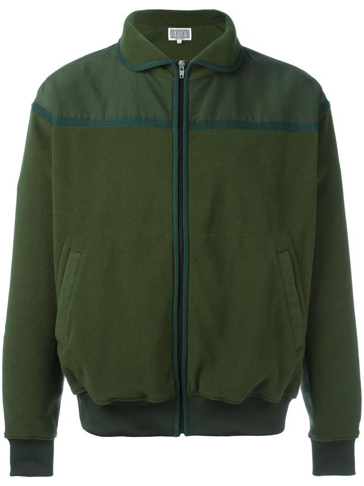 C.e. Fleece Zip Up Jacket, Men's, Size: Large, Green, Cotton/nylon/polyester