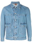 Barena Flap Pocket Denim Jacket - Blue