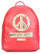 Love Moschino Peace Plaque Backpack