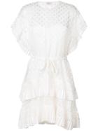 Zimmermann Polka Dot Tiered Dress - White