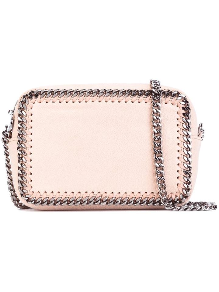 Stella Mccartney 'falabella' Zip Crossbody Bag, Women's, Pink/purple