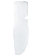 Andrea Marques Midi Dress, Women's, Size: 38, White, Spandex/elastane/cotton