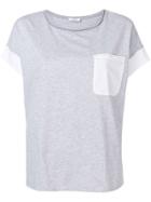 Peserico Two-tone T-shirt - Grey