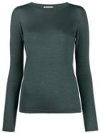 Brunello Cucinelli Slim-fit Crew Neck Pullover - Green
