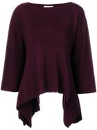 See By Chloé Scalloped Knitted Top - Purple