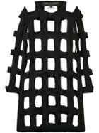 Comme Des Garçons Homme Plus Cut-out Patchwork Jumper - Black