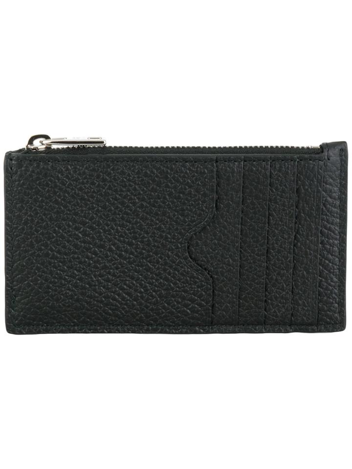 Alexander Mcqueen Small Zip Coin Card Holder - Black