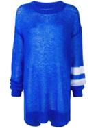 Maison Margiela Oversized Knit Sweater-dress - Blue